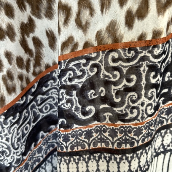 EST 1946 brand leopard blouse cami and cover up - Picture 3 of 5